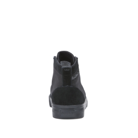 Supra Womens STACKS MID Black/Black High Top Shoes | CA-32010